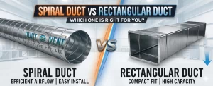 Read more about the article Spiral Duct vs Rectangular Duct: Which Ventilation Solution Delivers Better Performance?
