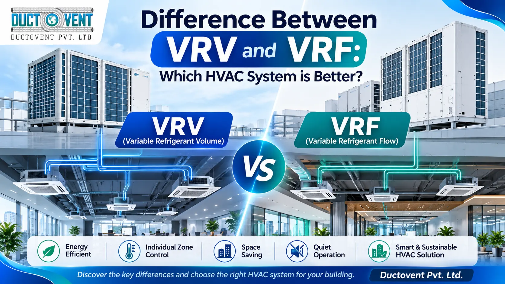 You are currently viewing Difference Between VRV and VRF: Which HVAC System is Better?